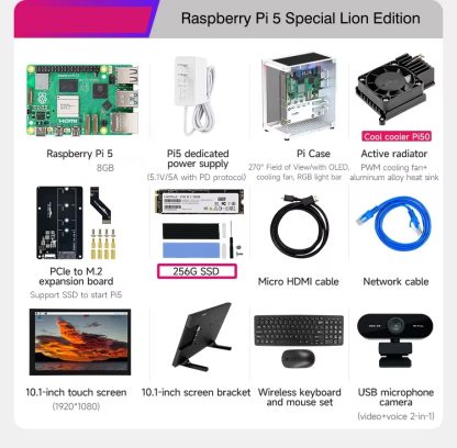 Raspberry 5 Kit Special Lion Edition - Image 2